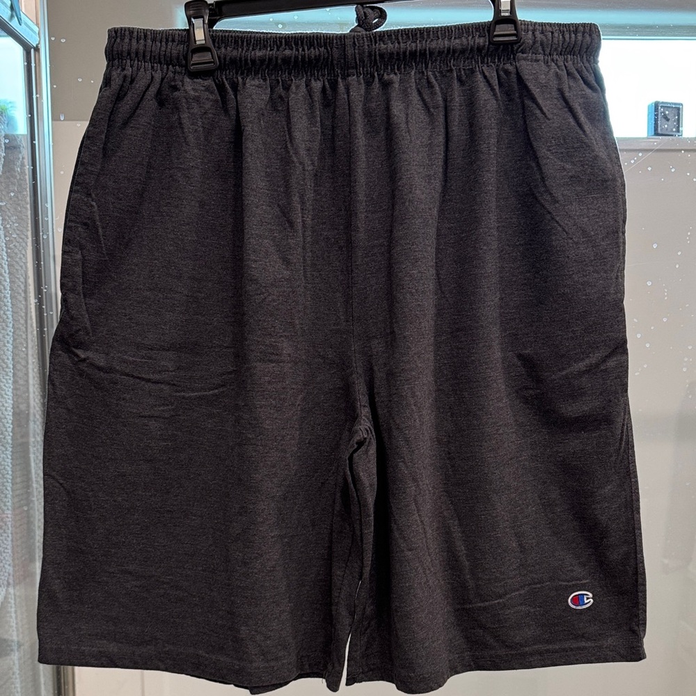 Champion Men's Dark Gray Athletic Shorts